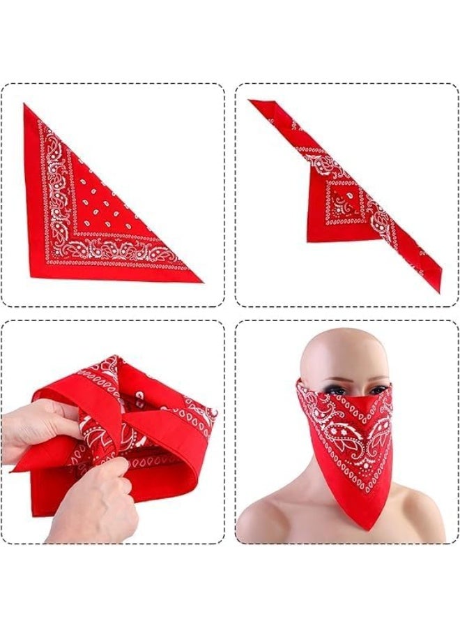 Pink Bandana – Multipurpose Head Scarf, Neck Wrap, Face Cover & Handkerchief – Unisex - Image 2