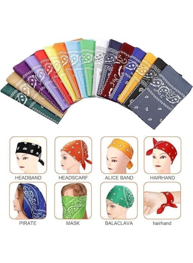 Pink Bandana – Multipurpose Head Scarf, Neck Wrap, Face Cover & Handkerchief – Unisex - Image 5