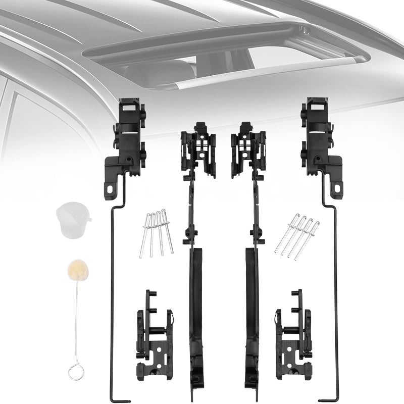 SEINECA Sunroof Repair Kit Compatible with Ford F150/F250/F350/F450/Expedition Lincoln Navigator Mark LT Aftermarket Track Assembly Parts Replace# 02ESR1201ABK - Image 1