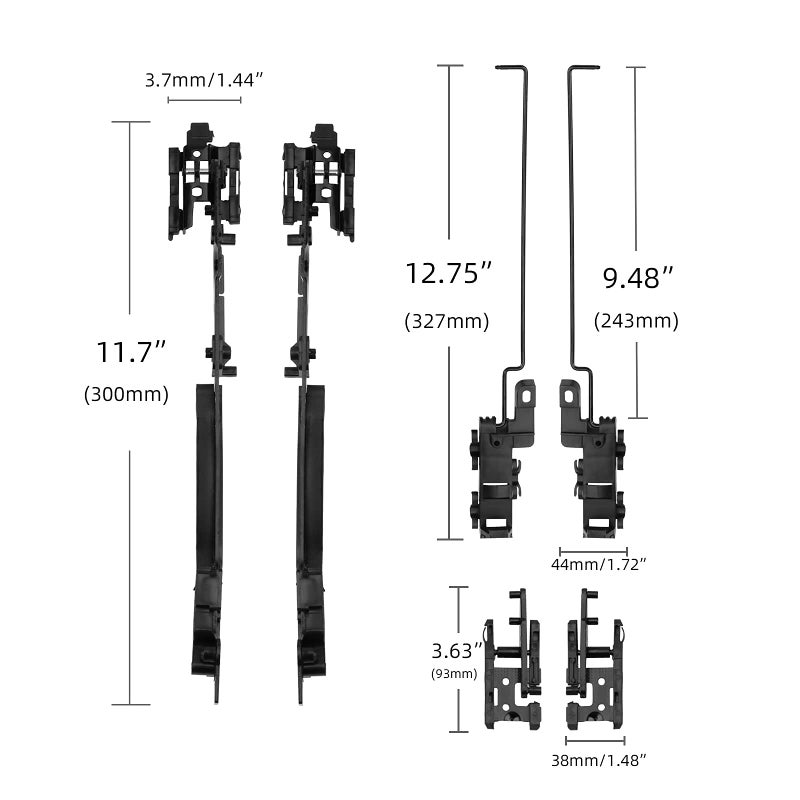 SEINECA Sunroof Repair Kit Compatible with Ford F150/F250/F350/F450/Expedition Lincoln Navigator Mark LT Aftermarket Track Assembly Parts Replace# 02ESR1201ABK - Image 3