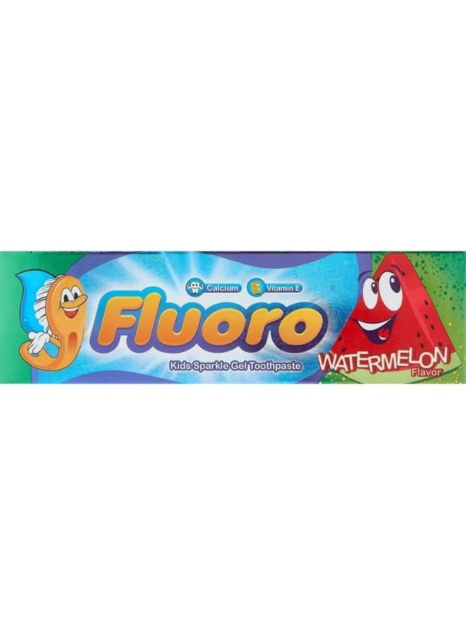 Fluoro kids Watermelon Gel Toothpaste 50ml