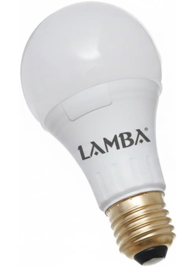 LAMBA 12W A65 LED Bulb Kit, 90% Energy Saving, 30,000 Hours Lifespan, A++ Efficiency, Bright Light (3 Pack), White - Image 3