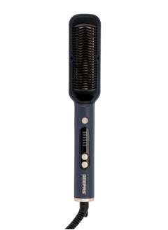 GEEPAS Hair Straightening Brush Smooth and Comb-Like Design for Hairs and Beard, Perfect For Salon and At Home Styling  - Image 1