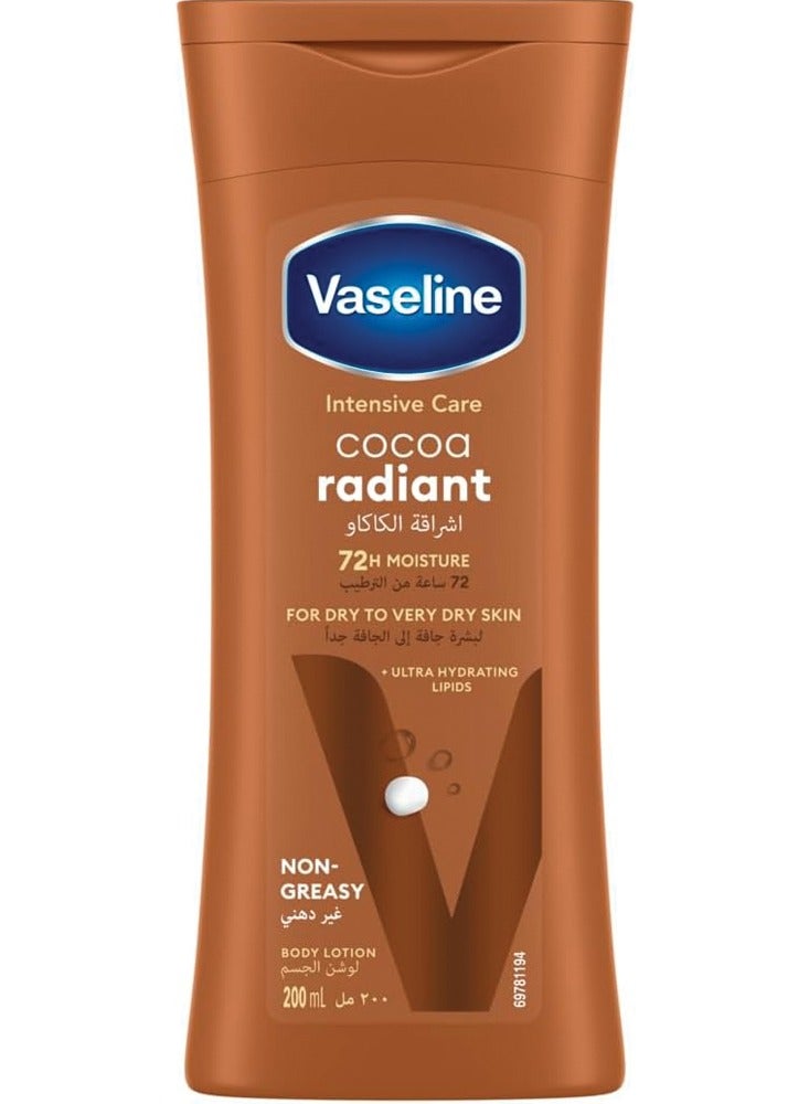 Vaseline Intensive Care Cocoa Radiant 200ml