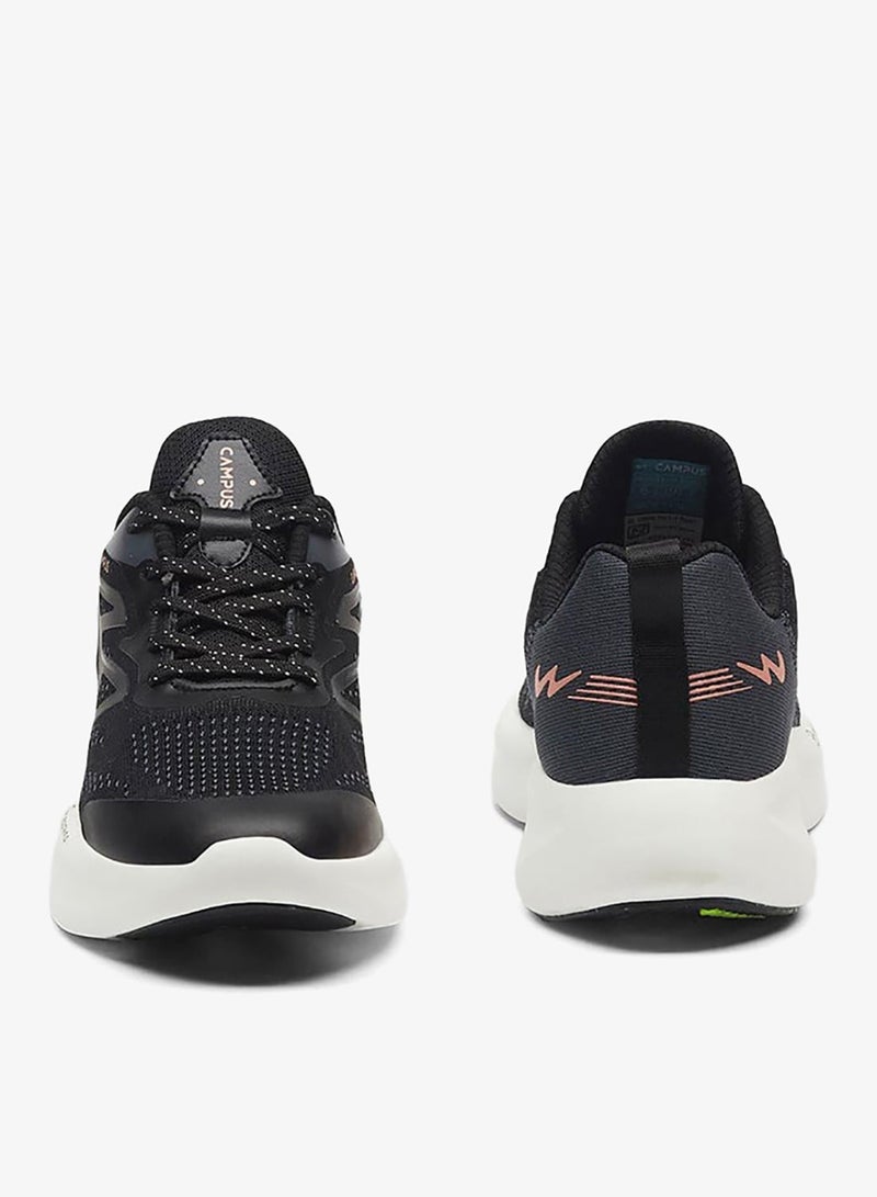 CAMPUS حذاء رياضي نسائي أسود مريح منخفض - تصميم أحادي نظيف يبرز على الفور - Image 4