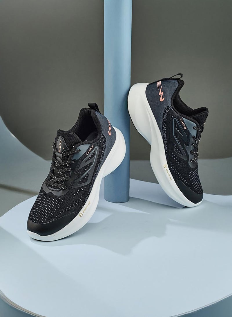 CAMPUS حذاء رياضي نسائي أسود مريح منخفض - تصميم أحادي نظيف يبرز على الفور - Image 3