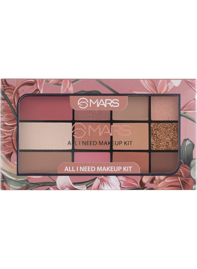 Mars مجموعة المكياج وظلال العيون All I Need؛ 9 ظلال عيون مع أحمر الخدود والبرونزر والهايلايتر؛ تدوم طويلاً وذات تصبغ عالي 01 (21.5 جرام) - Image 5