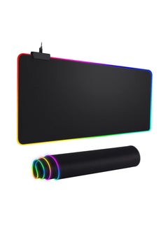 Y&D RGB Gaming Big Mouse Pad, with 14 Lighting Modes 2 Brightness Levels Large Extended Soft Led Pad Computer Keyboard Mousepads Mat 800 x 300mm, 31.5×11.8 inches  - Image 1
