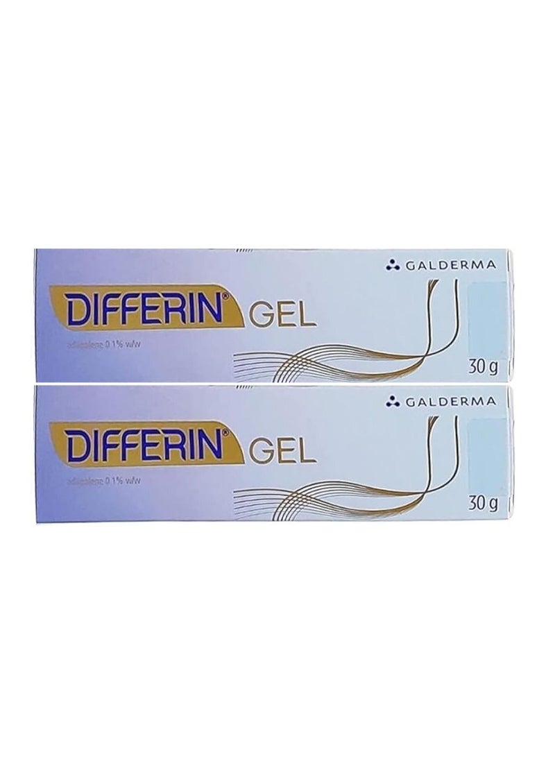 differin Pack Of 2 Differin Gel 0.1%, 30g x 2 - Image 1