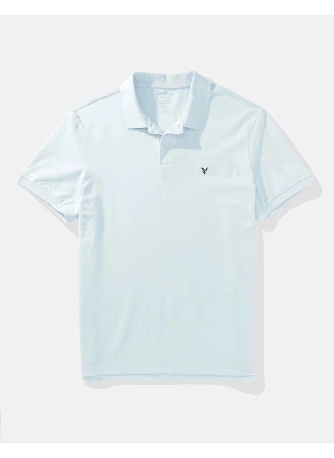 American Eagle Logo Detail Short Sleeve Polo Shirt