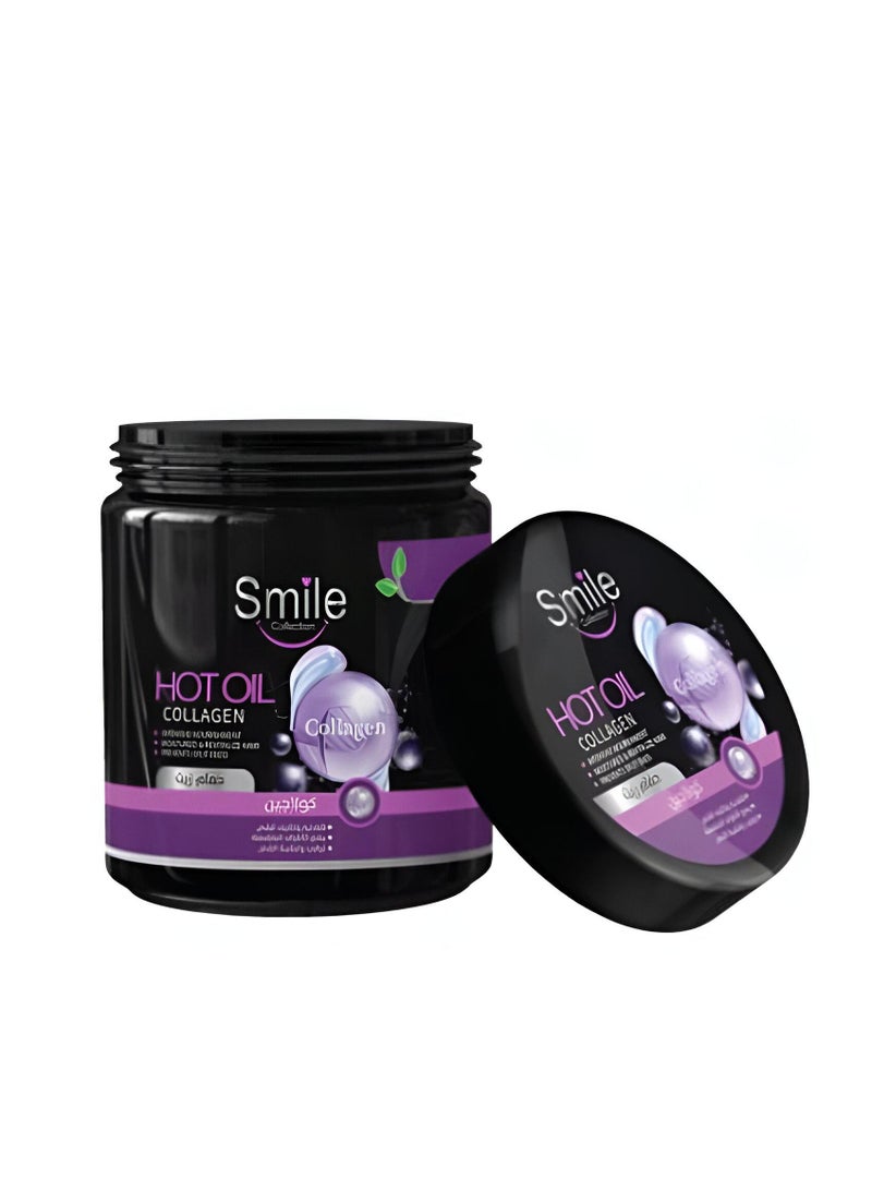 سمايل حمام زيت بالكولاجين من سمايل 1000 مل