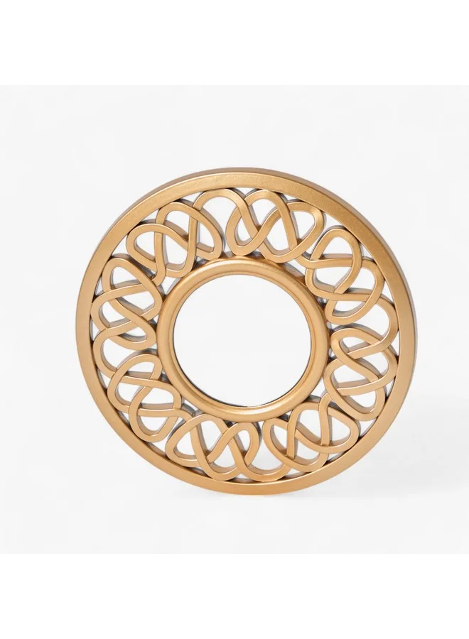 هوم بوكس مجموعة مرايا فايز الزخرفية 3 قطع 25 × 25 سم