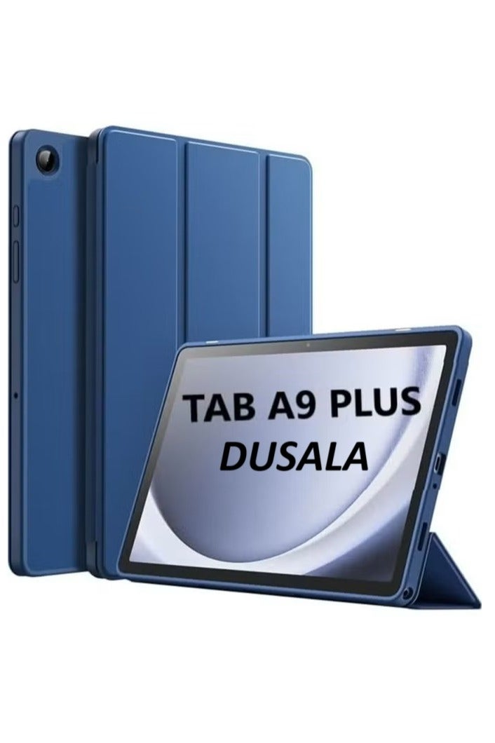 DUSALA Samsung Galaxy Tab A9 Plus 11 Inch 2023 Model with Pencil Holder Slim Tablet Cover with Soft Back Auto Wake Sleep - Image 1