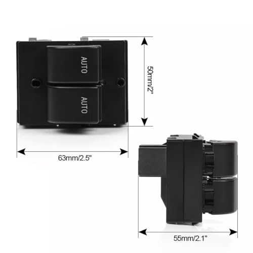 Capshat Master Power Window Switch Left Driver Side Compatible with 2010-2014 Ford Mustang | Replaces# AR3Z-14529-CA AR3Z14529CA, DWS724, 1S14144 - Image 4