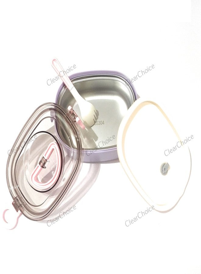ClearChoice:- Adults and Kids Stainless Steel Tiffin Lunch Box for Kids, Girls, School & Office Men & Woman (Multi Color)(1 PIS) - Image 5