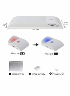 Y&D Motion Sensor Light, Cupboard Night Light With Usb Rechargeable Battery, Installed By Removable Magnetic Strip, Suitable For Wardrobe, Cabinet, Closet, Kitchen, Stairs 2 Pack  - Image 5