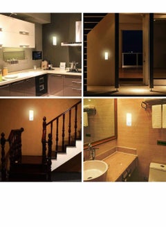 Y&D Motion Sensor Light, Cupboard Night Light With Usb Rechargeable Battery, Installed By Removable Magnetic Strip, Suitable For Wardrobe, Cabinet, Closet, Kitchen, Stairs 2 Pack  - Image 3