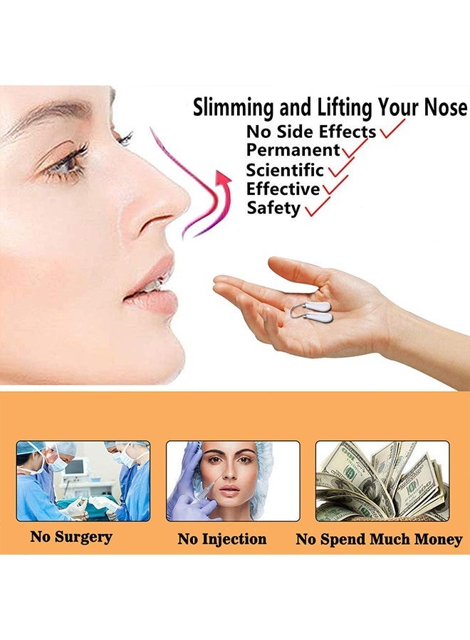 RESONIX Nose Shaper Clip – Soft Silicone Nose Bridge Lifter & Tip Slimming Clip, Comfortable Daily Nose Sculpting Tool for Women, Washable & Reusable Contouring Clip - Image 4
