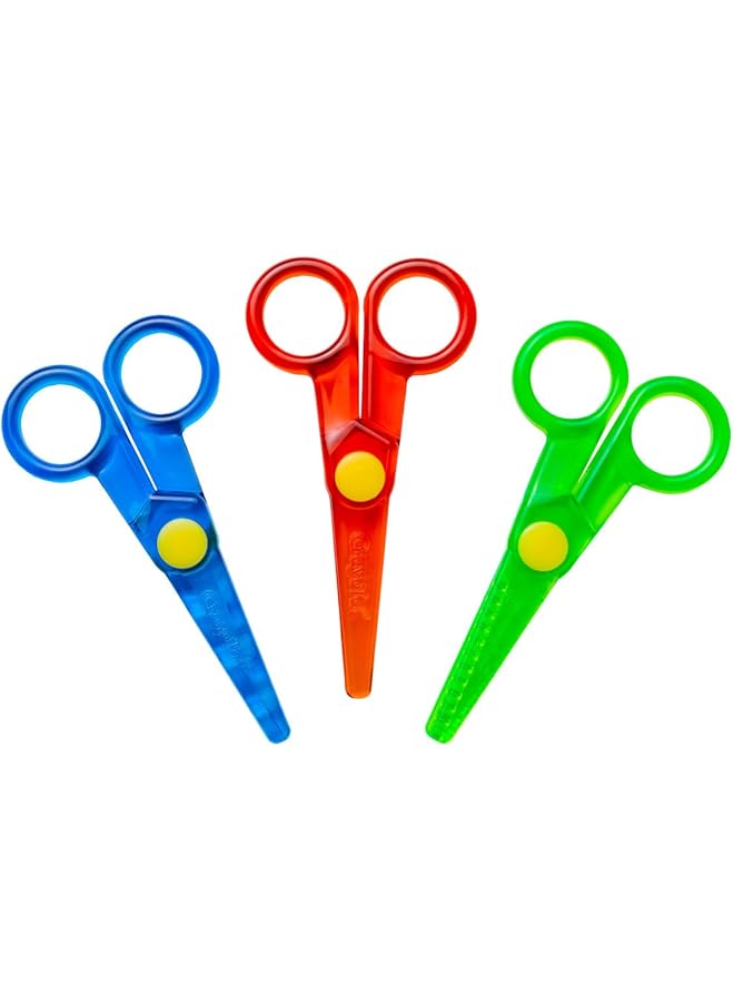 Crayola My First Safety Scissors Toddler Art Supplies 3Ct Assorted - Image 4