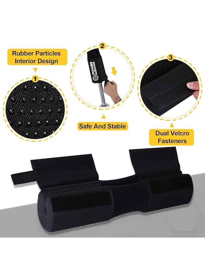 POWER GUIDANCE Barbell Squat Pad Neck & Shoulder Protective Pad Built In Velcro Straps And Anti Skid Points For Squats - Image 3