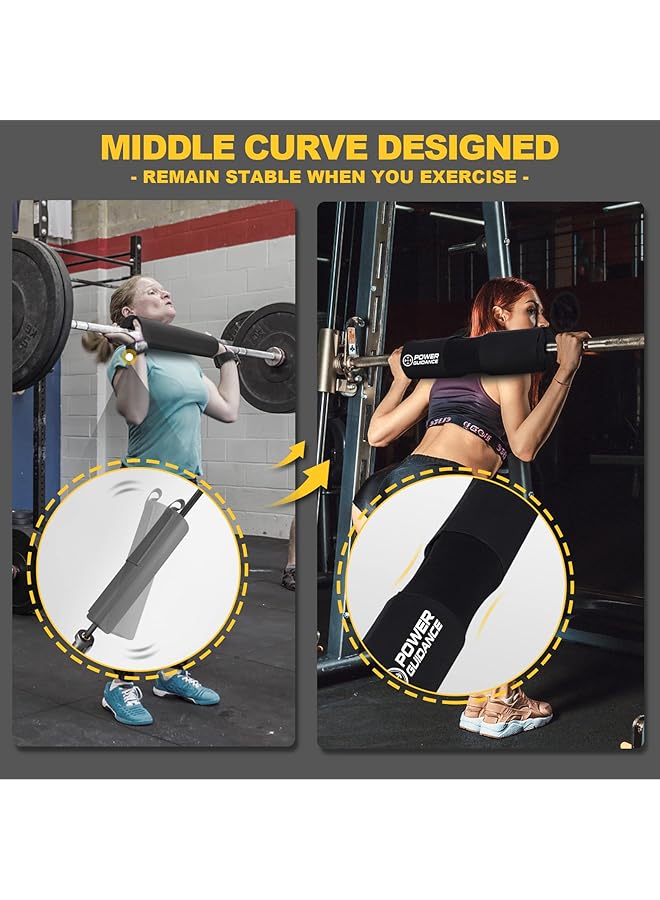POWER GUIDANCE Barbell Squat Pad Neck & Shoulder Protective Pad Built In Velcro Straps And Anti Skid Points For Squats - Image 2