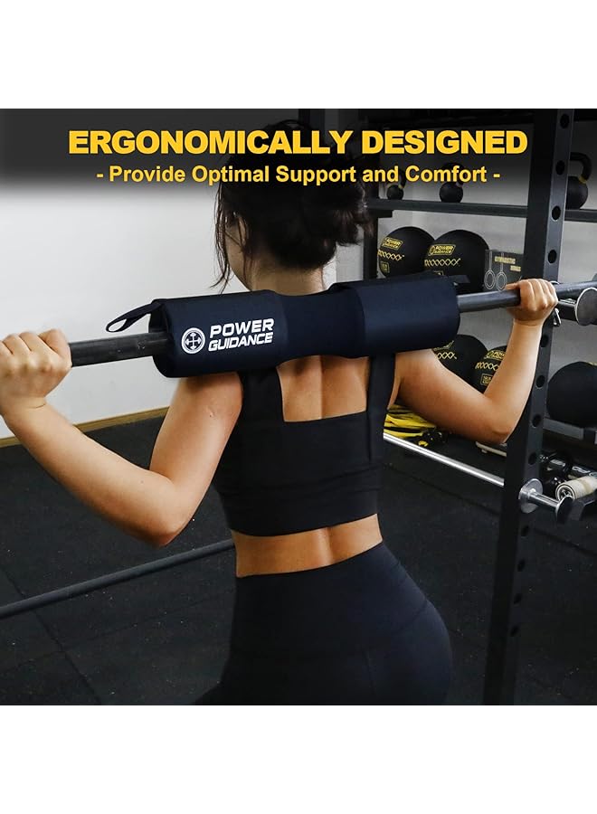 POWER GUIDANCE Barbell Squat Pad Neck & Shoulder Protective Pad Built In Velcro Straps And Anti Skid Points For Squats - Image 5