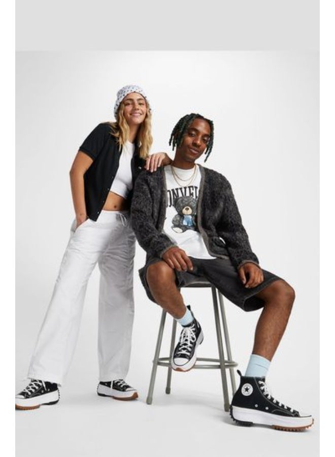 Converse Run Star Hike Trainers Shoes for Women, Girls - Black - Image 4