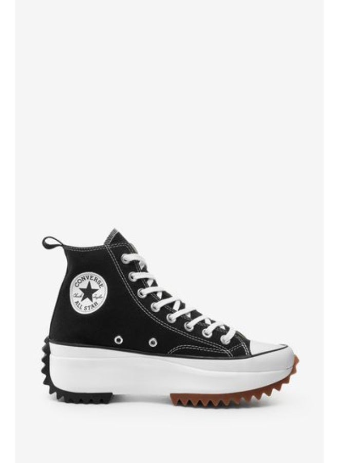 Converse Run Star Hike Trainers Shoes for Women, Girls - Black - Image 1