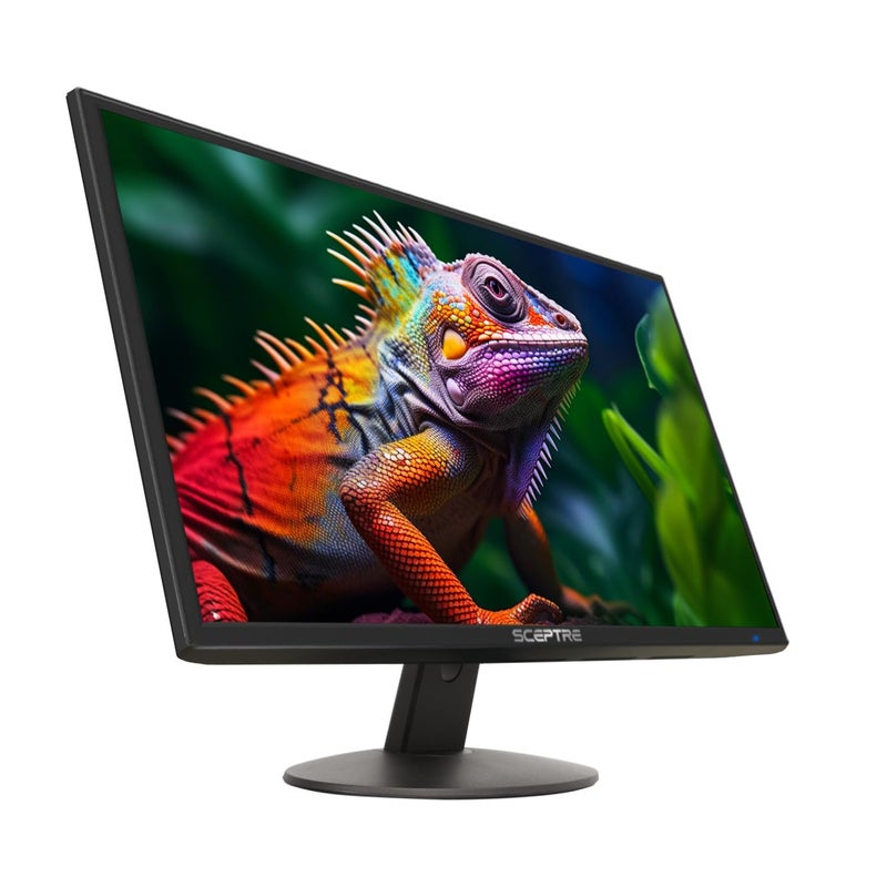 Sceptre 24-inch Prime Monitor Thin 1080p LED Monitor 99% sRGB 2x HDMI VGA Build-in Speakers, Machine Black (E248W-19203R 2025 Series) - Image 1