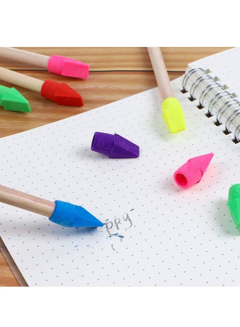 Y&D Pencil Erasers Cap, Cap Erasers, Caps for Pencils, Eraser Toppers Kids, School Supplies Classroom and Teachers, 120pcs  - Image 5
