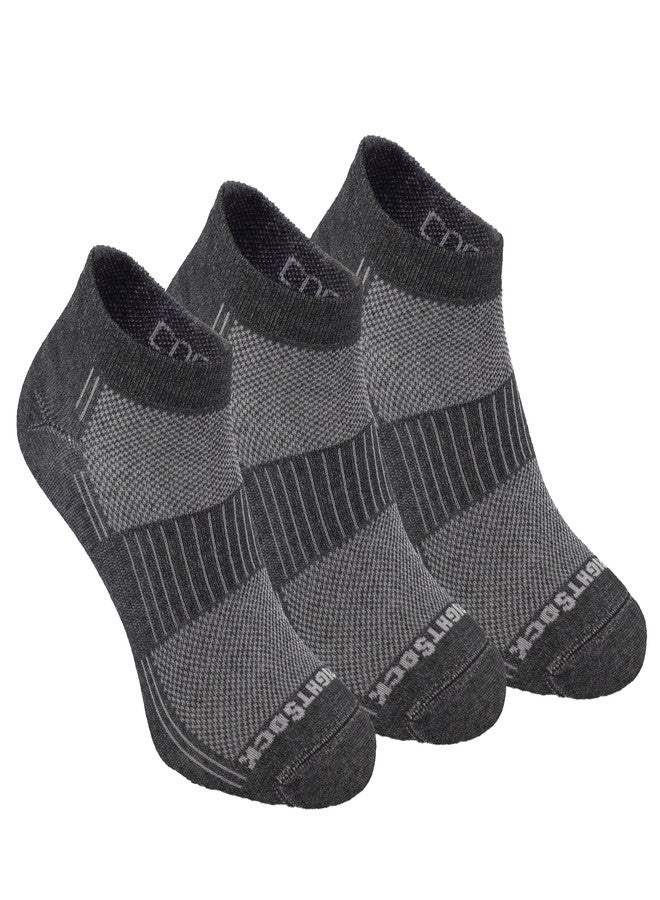 Wrightsock CoolMesh II Lo Quarter 3 Pack Running Socks for Men and Women – Eco-Friendly and Anti Blister Socks with our Double Layer Design - American Made, No Blisters Guaranteed - Image 1