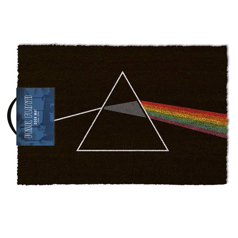 Pyramid Pink Floyd Dark Side of The Moon Doormat Coir MultiColour 40 x 60 cm