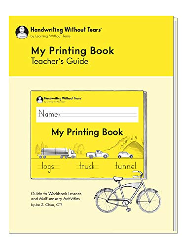Handwriting Without Tears Learning Without Tears - My Printing Book Teacher's Guide - Handwriting Without Tears Series - 1st Grade Writing Book - Capital and Lowercase Letters, Language Arts Lessons - For School or Home Use - Image 1