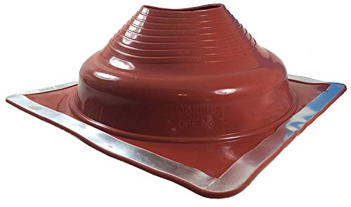 Dektite #7 (DFE207RE) Red Dektite Square High Temperature Silicone Flexible Pipe Flashing - Image 4