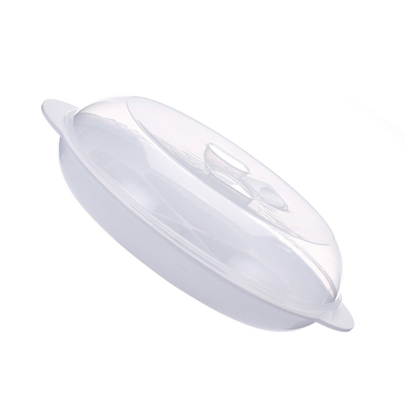 1Pc Kitchen Bakeware Microwave Oven Steamer Heart Shaped Mold (White) - Image 1