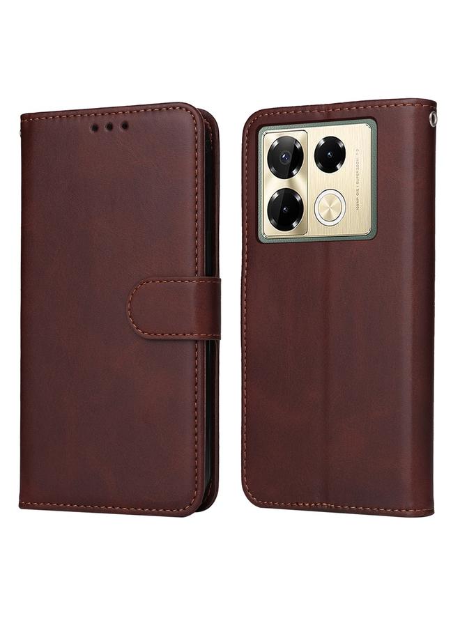 S-TOP Case For Infinix Note 40 Pro 4G / 5G / Note 40 Pro+ Classic Calf Texture Flip Leather Phone Case - Image 1