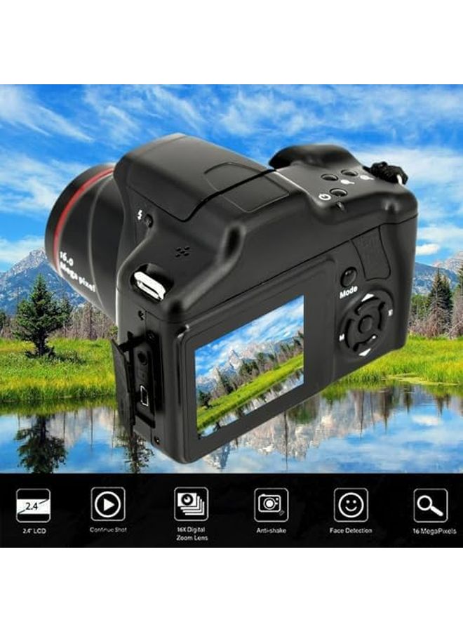 16MP Digital Camera with 16X Optical Zoom Image Stabilization 1080P Full HD Video 2.4 Inch LCD Vlogging Camera - Image 5
