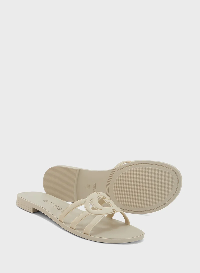 GUESS Multi Strap Low Heel Sandals