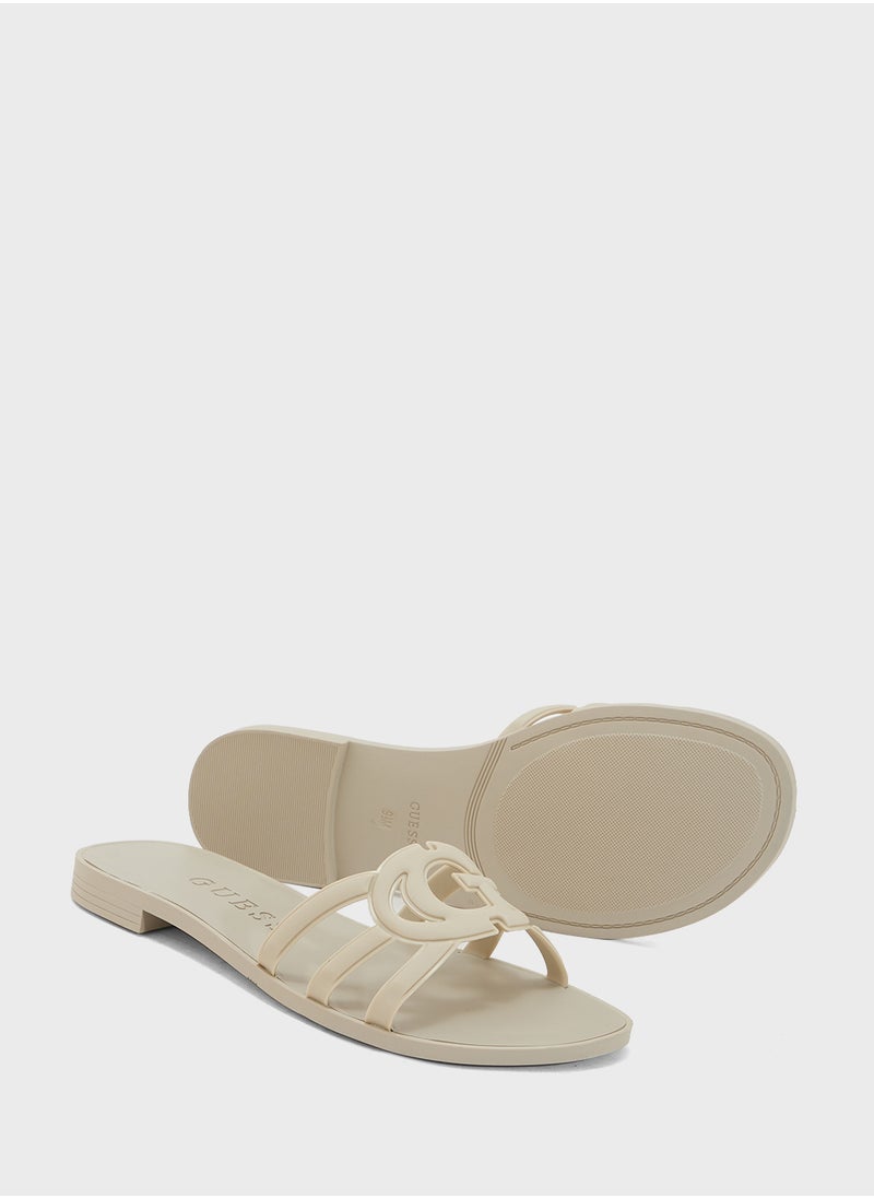 GUESS Multi Strap Low Heel Sandals  - Image 3