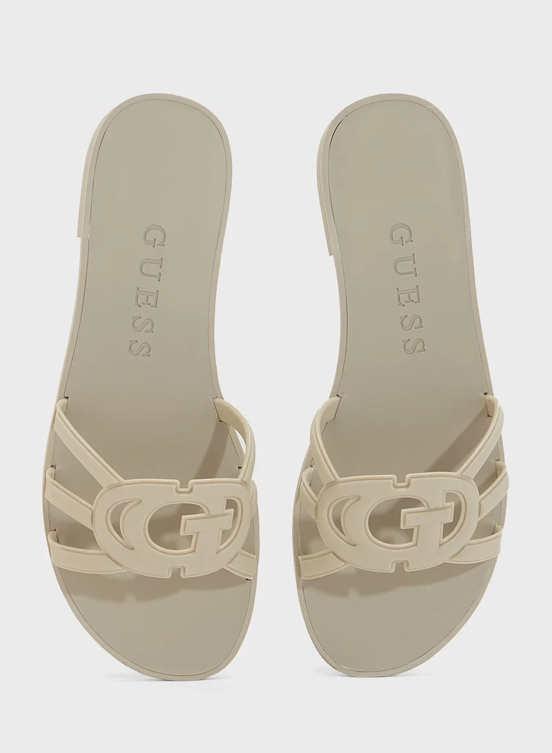GUESS Multi Strap Low Heel Sandals