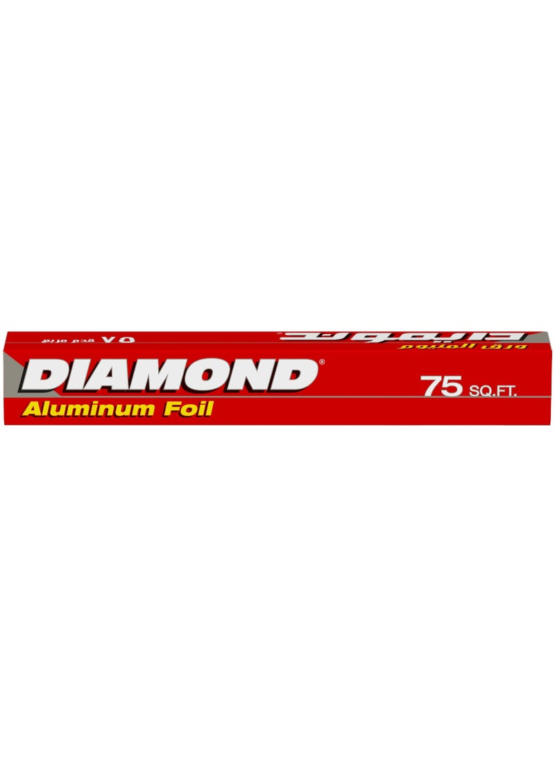 Diamond Aluminum Foil Size 22.8m x 30.4cm 75sq.ft 1 pc