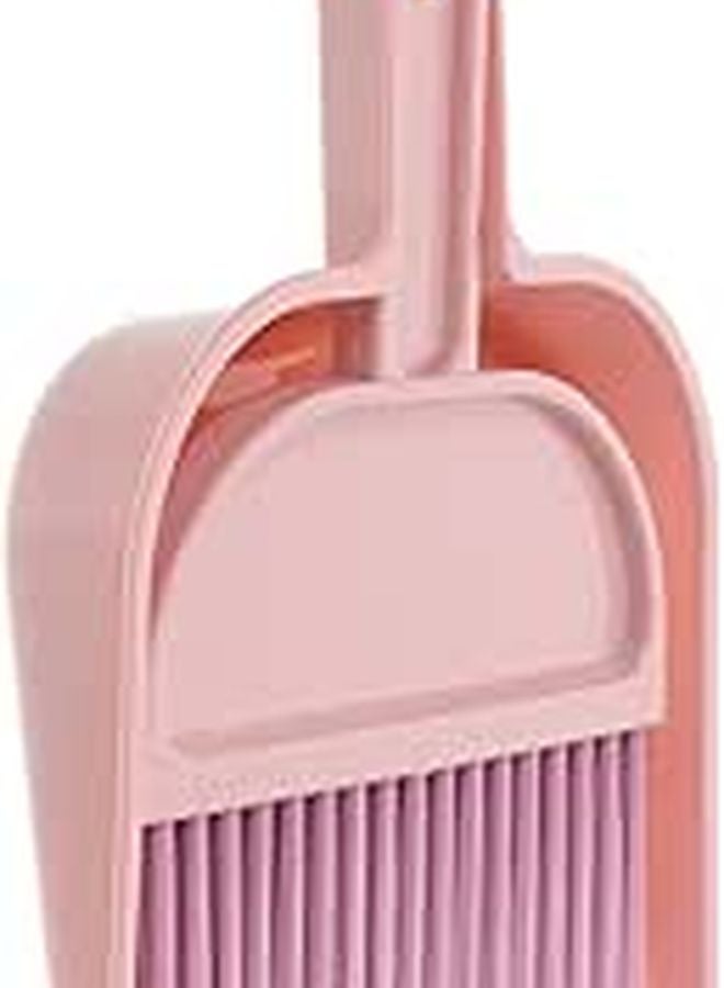 Mini Dustpan And Brush Set Compact Portable For Kids Home Office Car Cleaning - Image 1