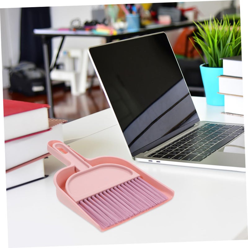Mini Dustpan And Brush Set Compact Portable For Kids Home Office Car Cleaning - Image 5