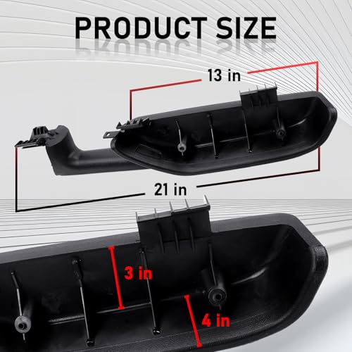 Gagsu Front Door Armrest Handle Right Passenger Side 12472876 Compatible with 1999-2006 Chevy Suburban/Tahoe, GMC Yukon/Avalanche, Cadillac Escalade, Passenger Side Interior Door Armrest Handle, Black - Image 4