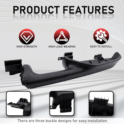 Gagsu Front Door Armrest Handle Right Passenger Side 12472876 Compatible with 1999-2006 Chevy Suburban/Tahoe, GMC Yukon/Avalanche, Cadillac Escalade, Passenger Side Interior Door Armrest Handle, Black - Image 5