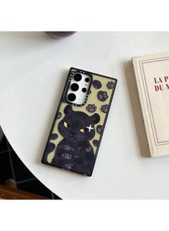 Nanjing Hongshan Forest Zoo For Samsung S25Ultra Phone Case 24 Chao Brand S23 Hard Protective Case-Color:Nanjing Red Mountain Forest Zoo (forest Catcher-lion) Side Word Black Frame Hard Shell-Applicable Models:Samsung Galaxy S23 Ultra