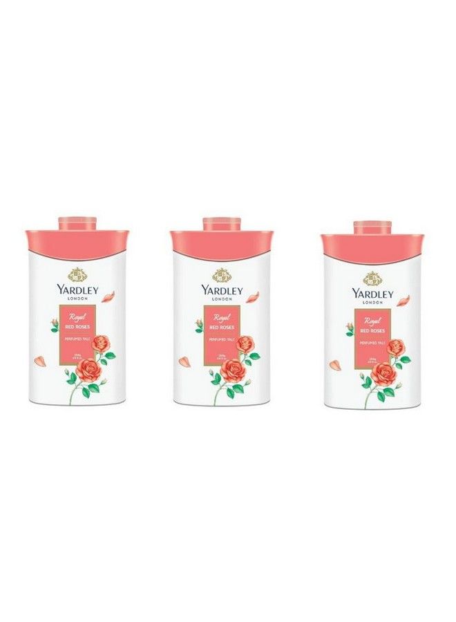 Yardley London English Roses Talc 250Gm (Pack Of 3) - Image 1