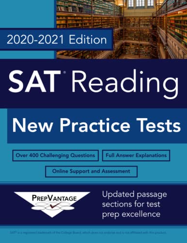 SAT Reading: New Practice Tests, 2020-2021 Edition  - Image 1