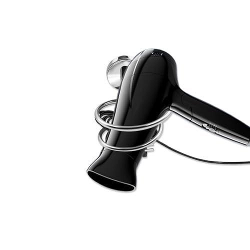 SWETON Bathroom Hair Dryer Holder Hair Care Tools Holder Wall Mount Chrome Finished Stainless Steel - Image 2
