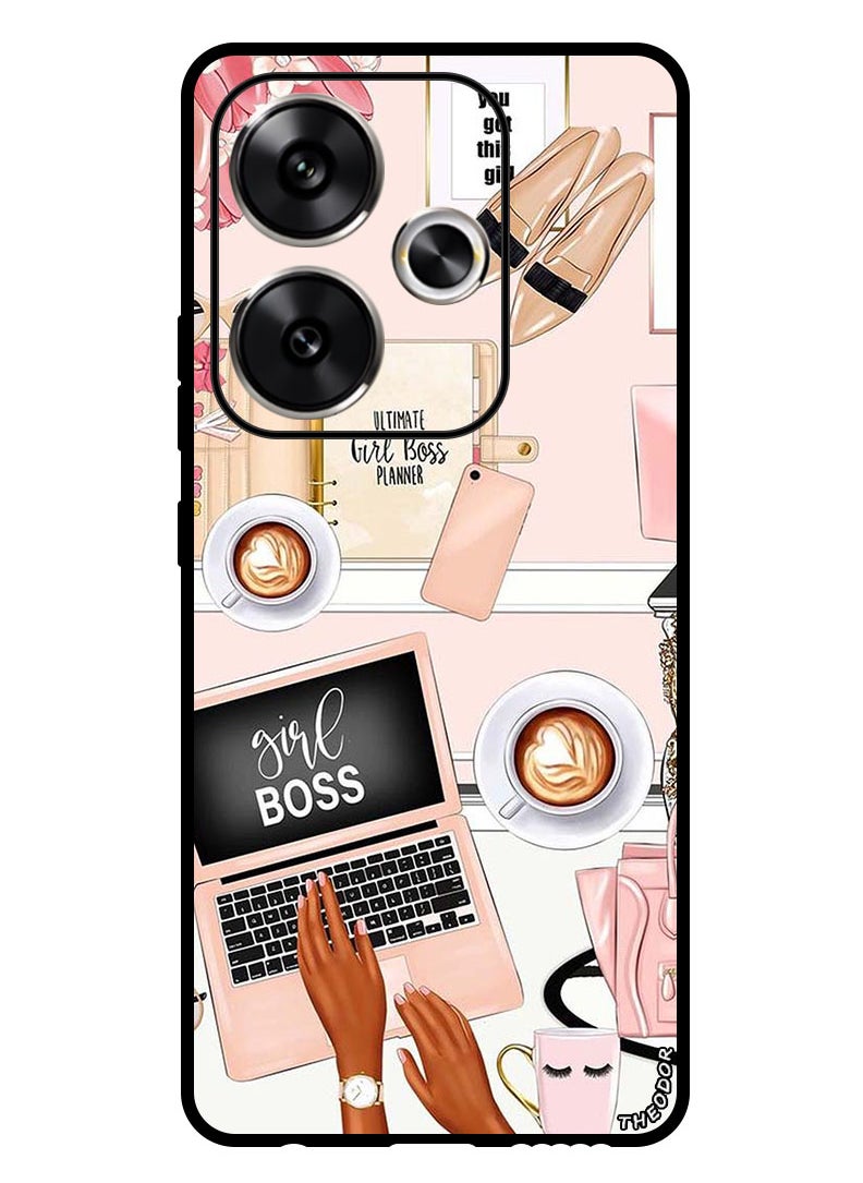 Theodor Protective Case Anti Scratch Shock Proof Bumper Cover For Xiaomi Redmi Turbo 3 Girl Boss Item  - Image 1
